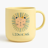 Yellow Colour Lion King Text Cup